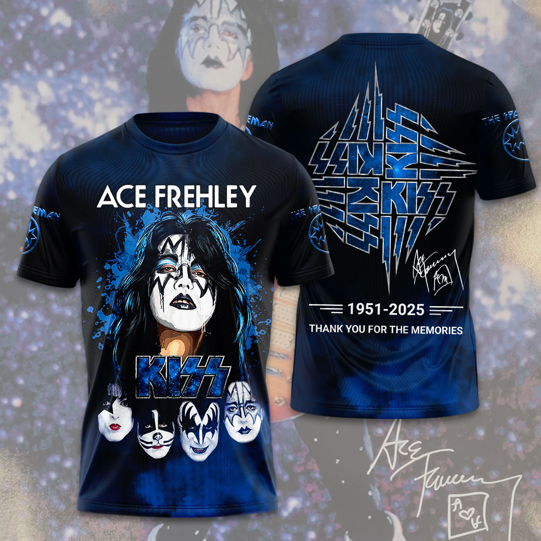 KISS x Ace Frehley 3D Apparel – HOATT13993