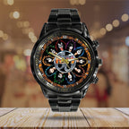 KISS Black Stainless Steel Watch – GNE NEW08