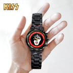 KISS Black Stainless Steel Watch – TANTN 7767