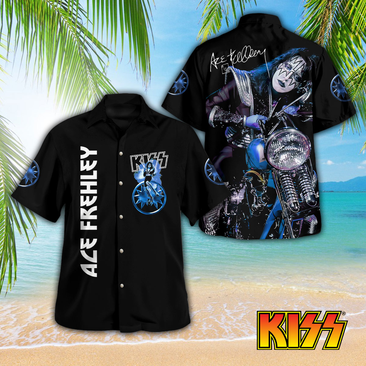 KISS 3D Hawaiian Apparel – GNE 3204