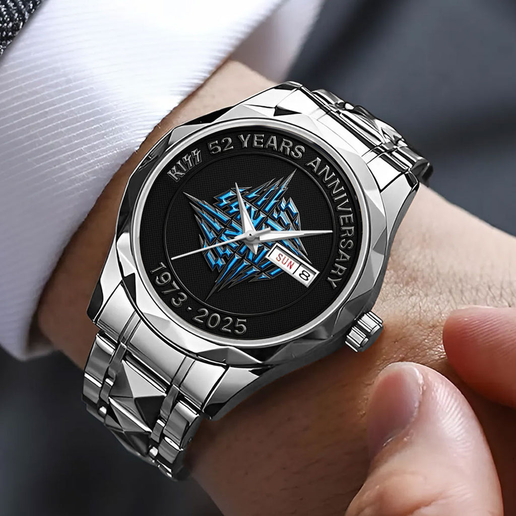 KISS 52 Years Anniversary Alloy Luxury Quartz Watch – TMTHU1596