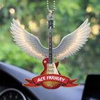KISS x Ace Frehley Custom shape 2-sided Acrylic Car Ornament – TMTHU1618