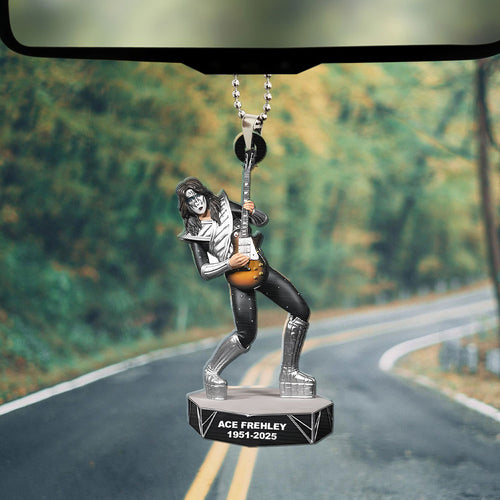 KISS x Ace Frehley Custom shape 2-sided Acrylic Car Ornament – TMTHU1550