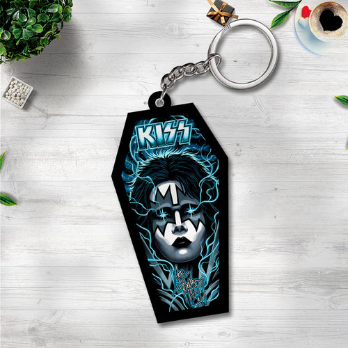 KISS x Ace Frehley Custom Shape 2-sided Keychain – GNENEW675