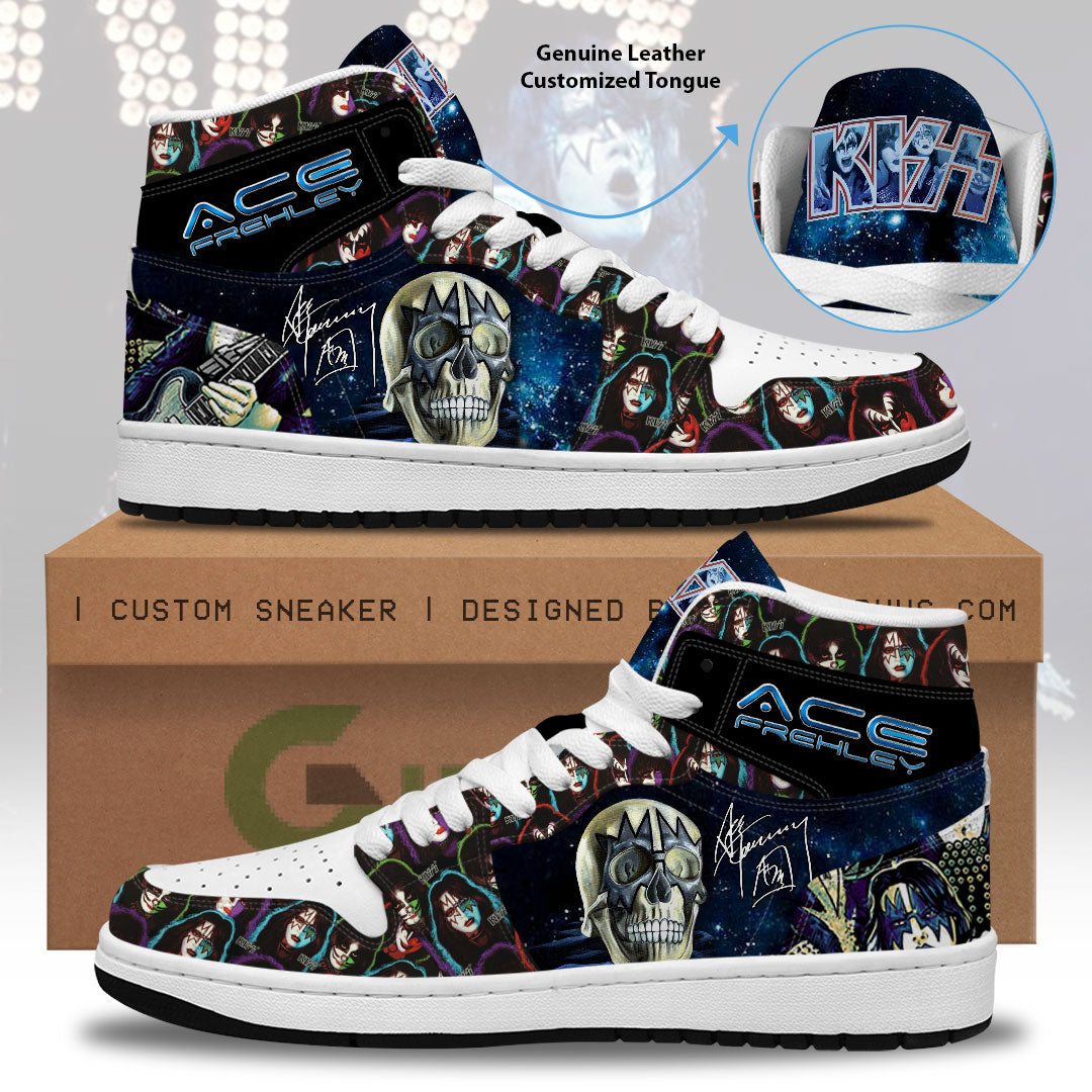 KISS x Ace Frehley AJ1 Sneaker – GNENEW718