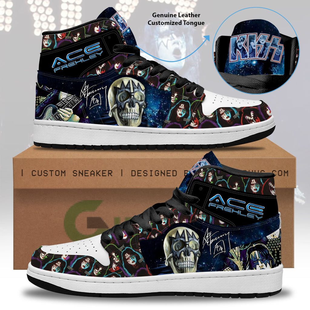 KISS x Ace Frehley AJ1 Sneaker – GNENEW718