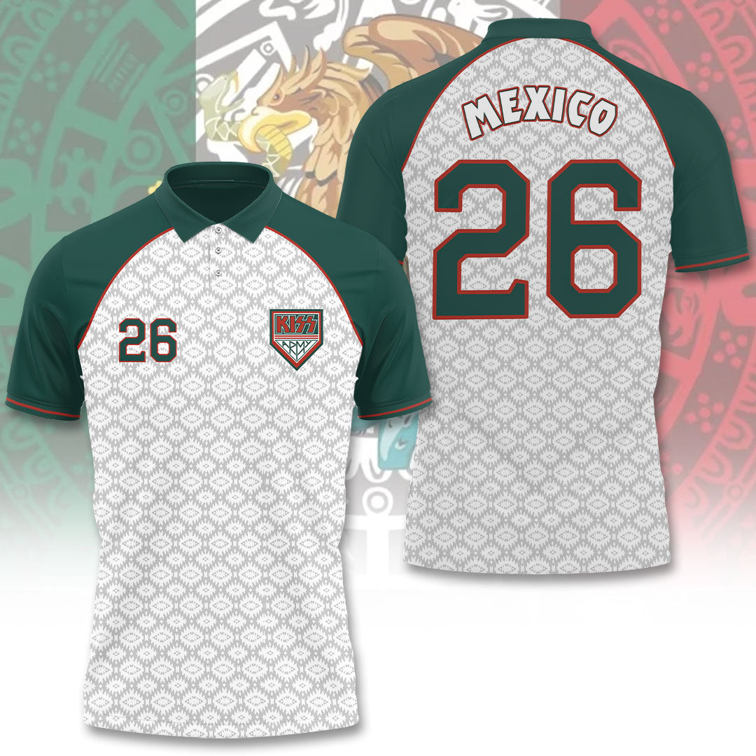 KISS x Mexico National Football World Cup 2026 3D Apparel – TANTN23721