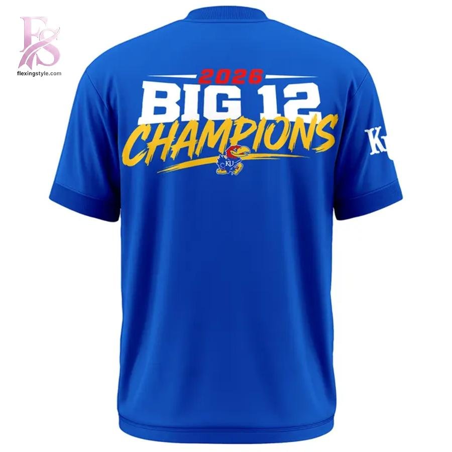 Kansas Baseball Big 12 champions 2026 T-shirt