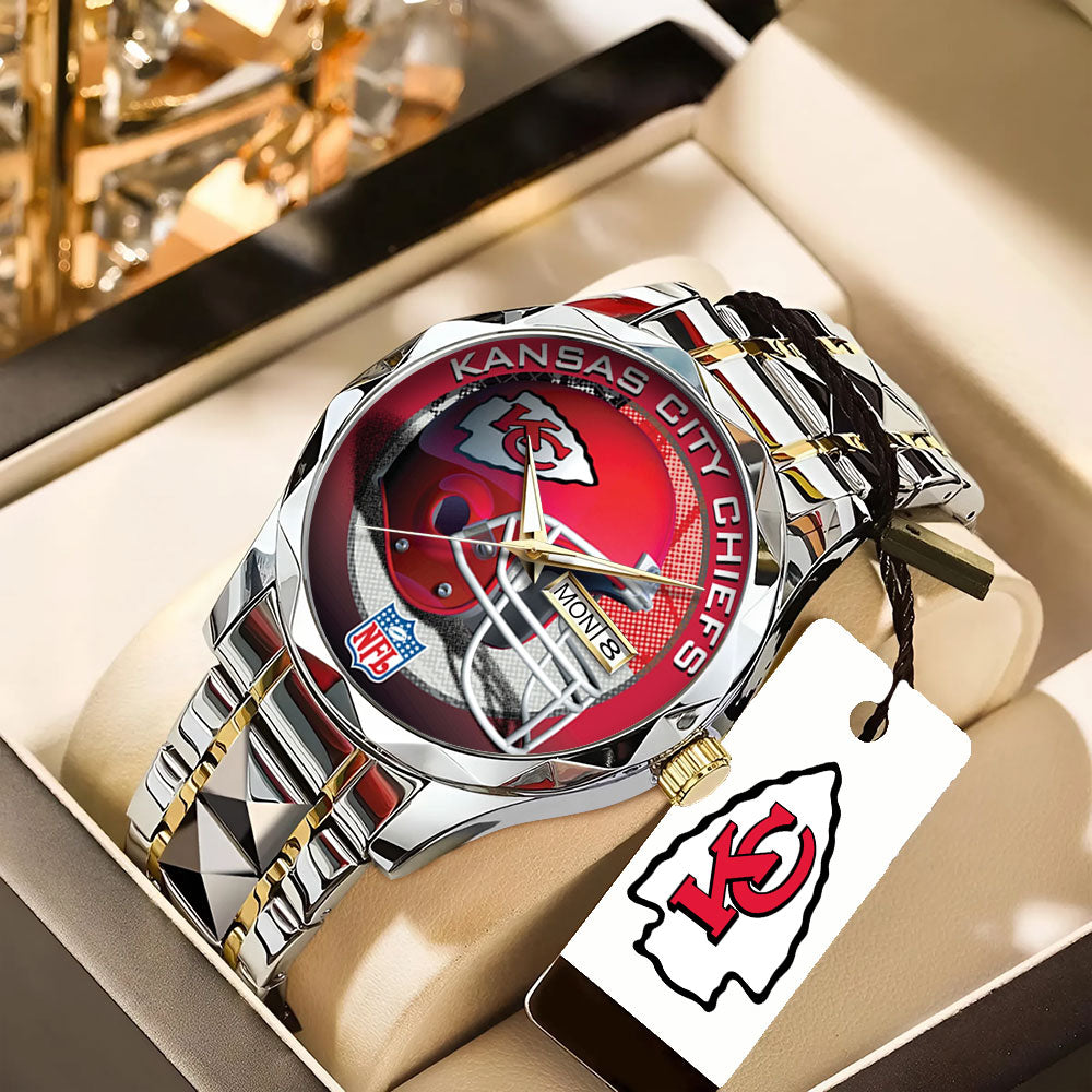 Kansas City Chiefs Alloy Luxury Quartz Watch – TANTN16328