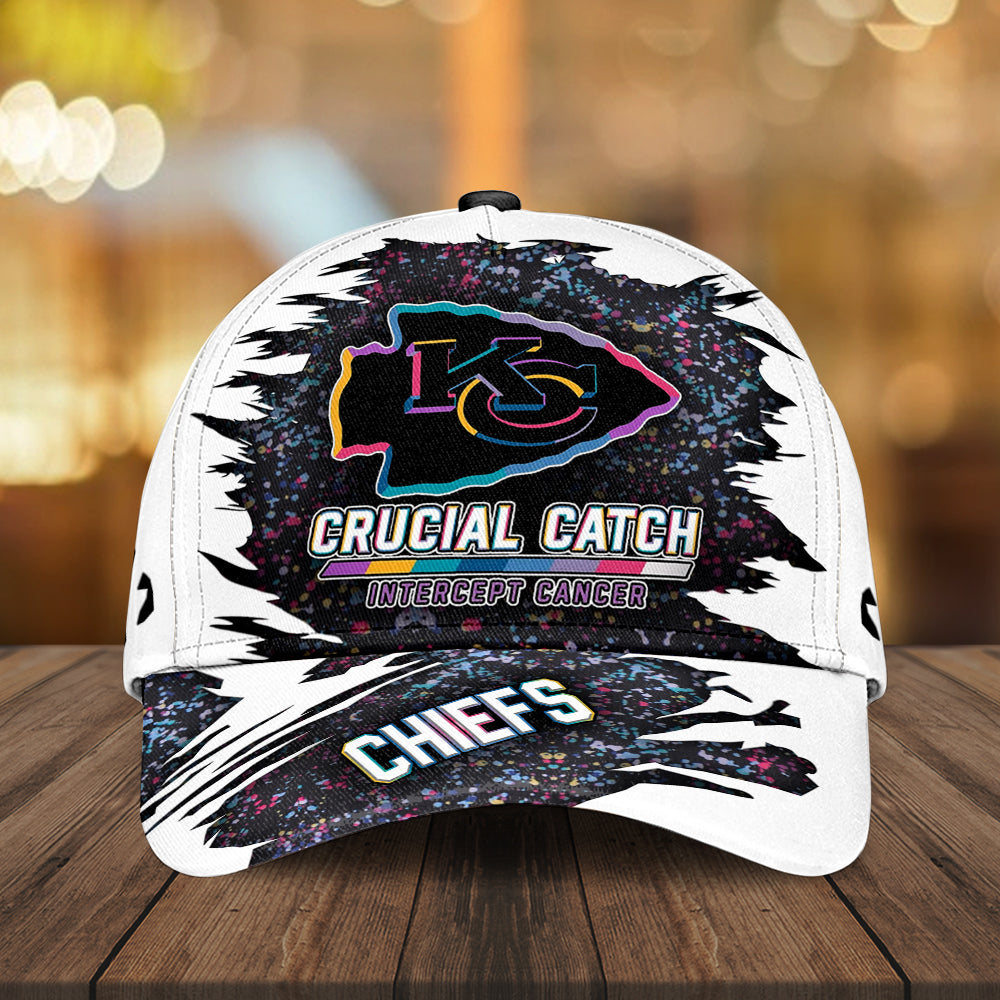 Kansas City Chiefs x Crucial Catch Intercept Cancer Classic Cap – MAITM12962