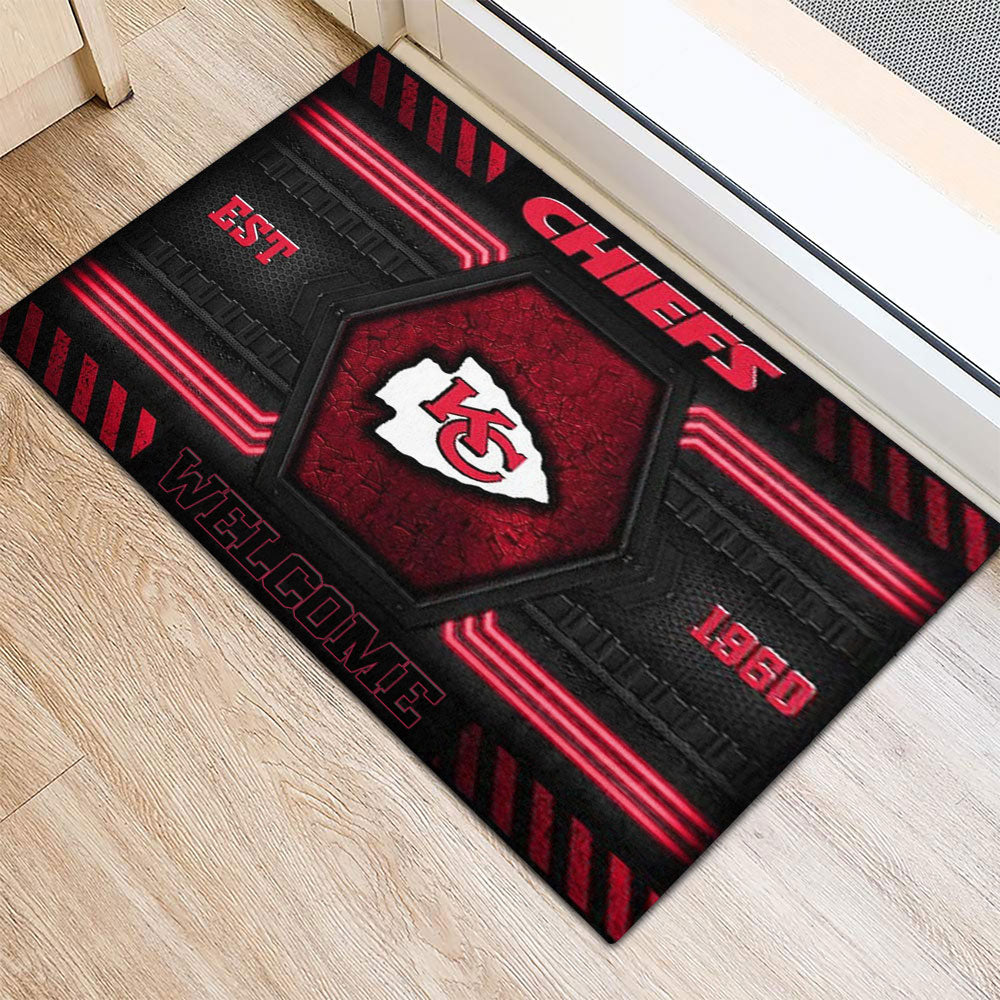 Kansas City Chiefs Custom Doormat – MAITM13166