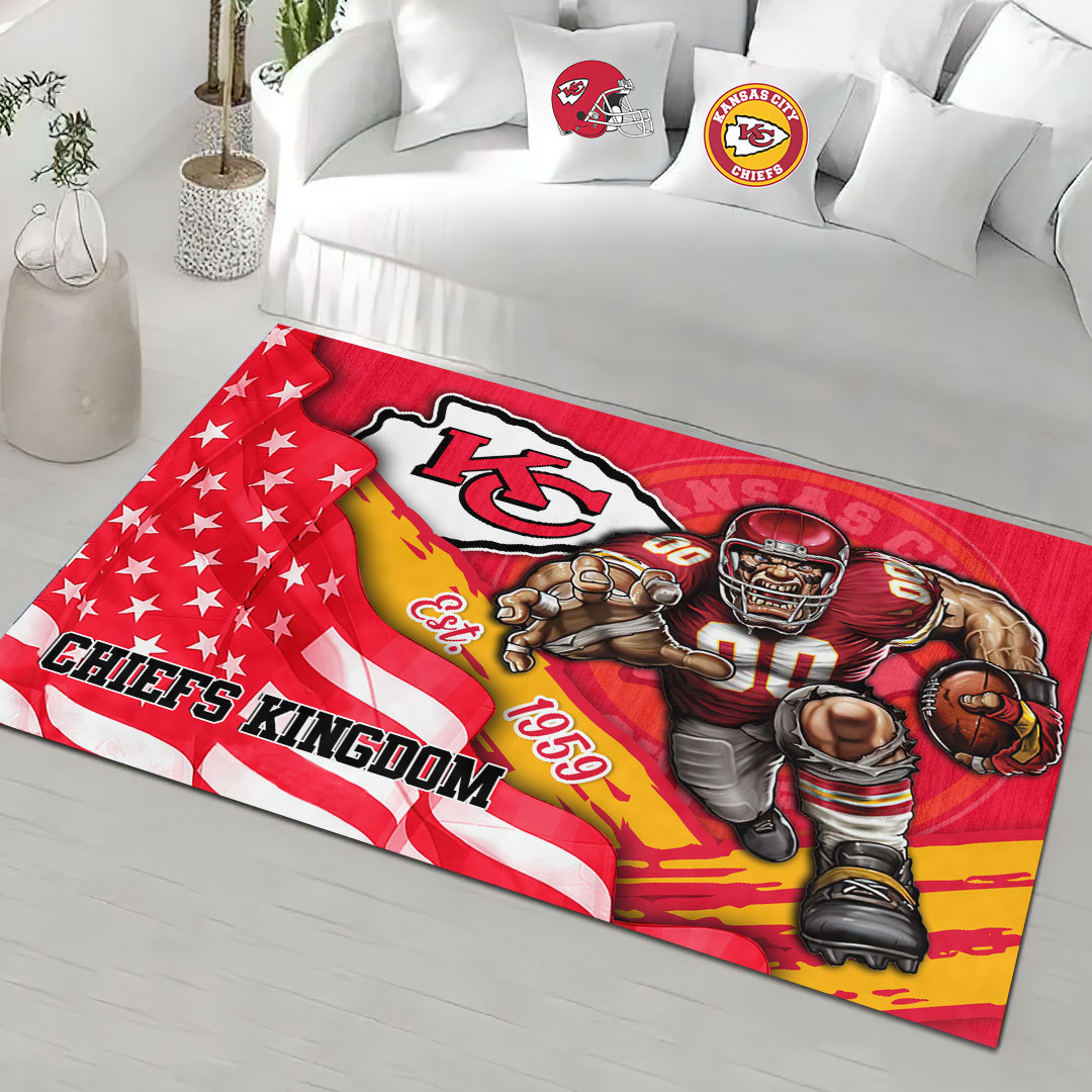 Kansas City Chiefs Rectangular Rug – HOATT13165