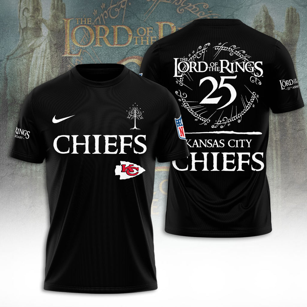 Kansas City Chiefs x The Lord of The Rings 25 Years 3D Apparel – TANTN19568