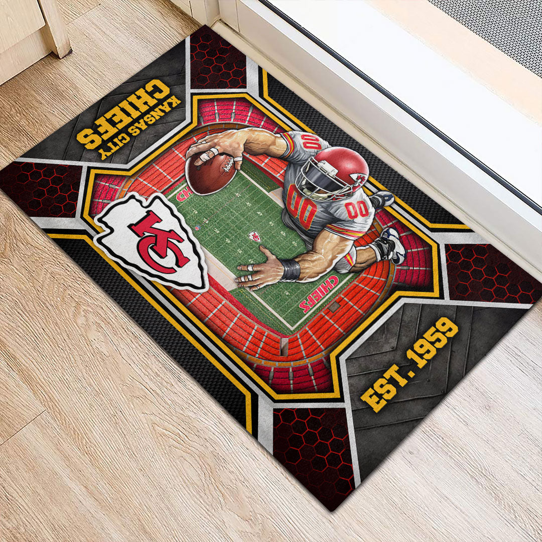 Kansas City Chiefs Custom Doormat – HOATT12623