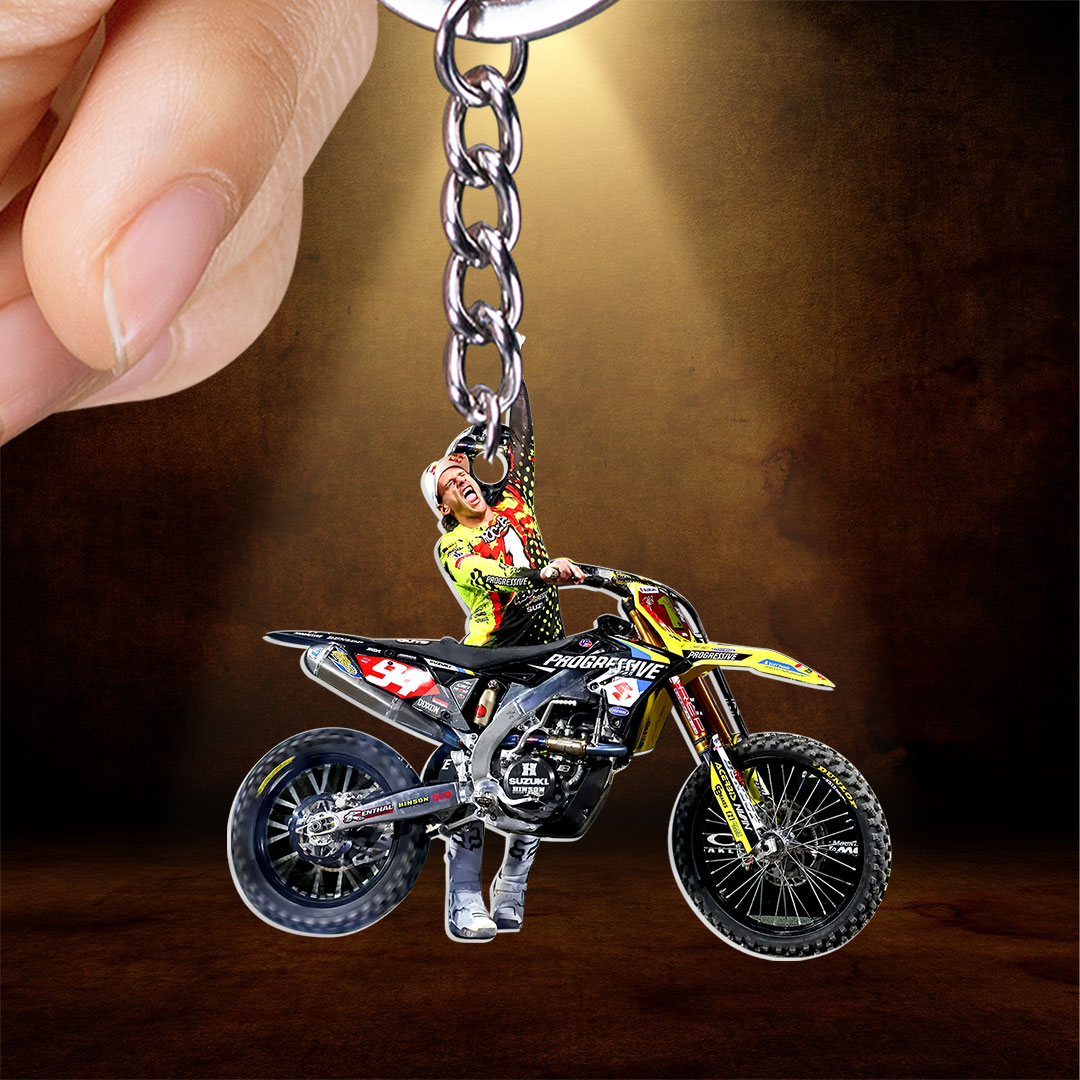 Ken Roczen 2026 AMA Supercross 450cc Champion Custom Shape 2-sided Keychain – HOATT17945