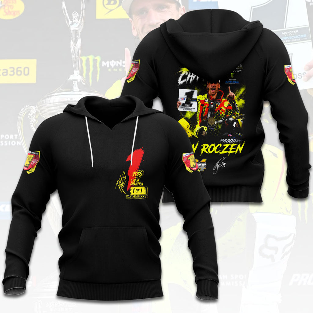 Ken Roczen 2026 AMA Supercross 450cc Champion 3D Apparel – HOATT17950