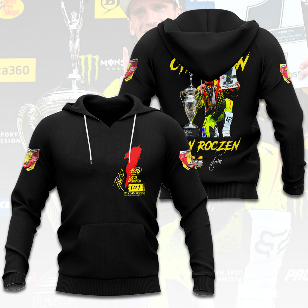 Ken Roczen 2026 AMA Supercross 450cc Champion 3D Apparel – HOATT18032