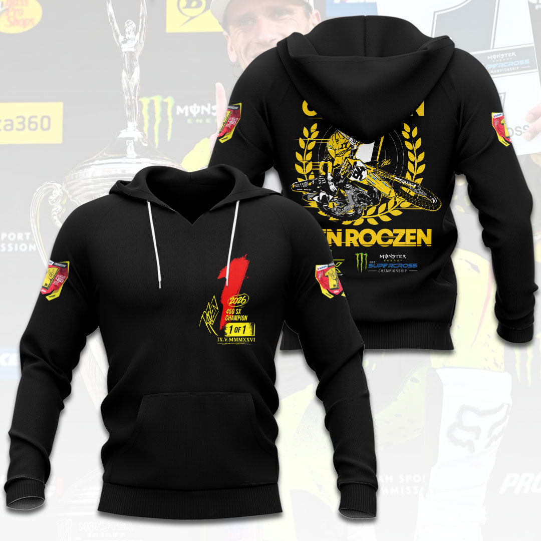 Ken Roczen 2026 AMA Supercross 450cc Champion 3D Apparel – HOATT18055