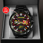Personalized Ken Roczen 2026 AMA Supercross 450cc Champion Black Stainless Steel Watch – HOATT17951