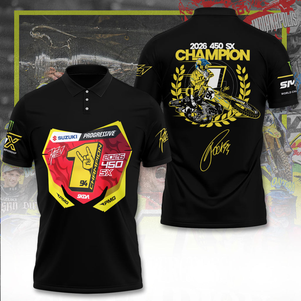 Ken Roczen 450SX Champion 2026 3D Apparel – TANTN22867