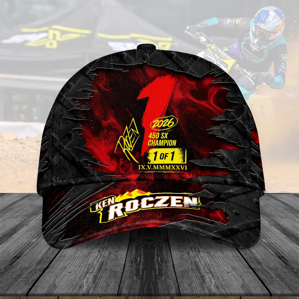 Ken Roczen 2026 AMA Supercross 450cc Champion Classic Cap – HOATT17970