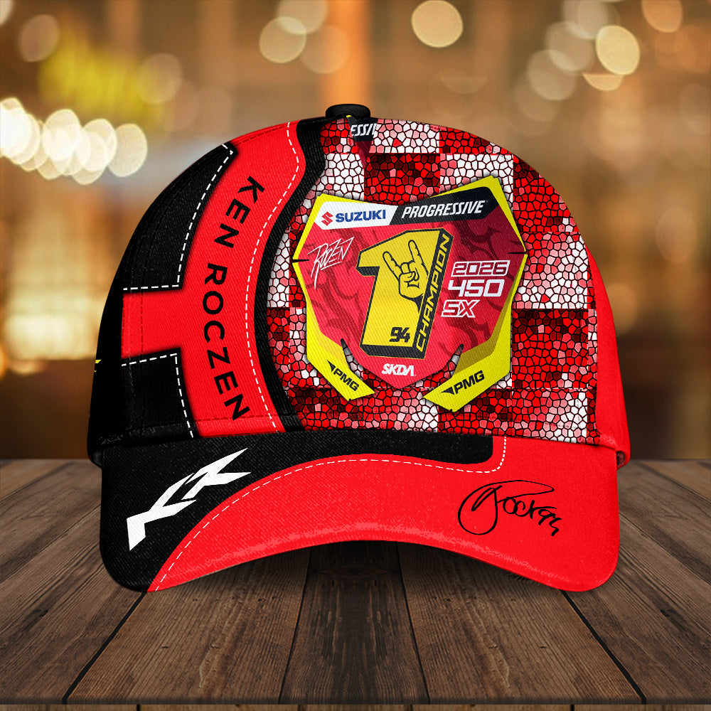 Ken Roczen 450SX Champion 2026 Classic Cap – TANTN22913