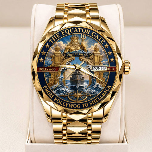 US Navy Crossing the Line Alloy Luxury Quartz Watch – TANTN24257