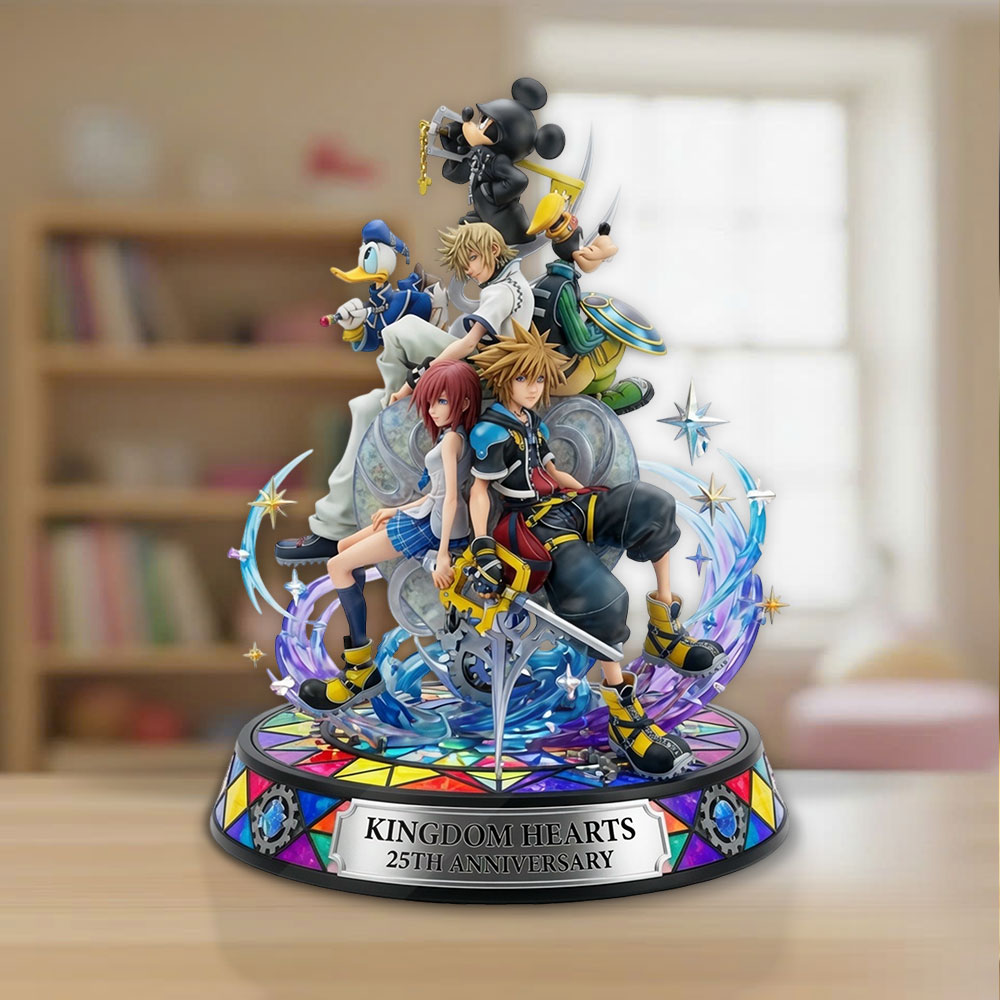 Kingdom Hearts 25th Anniversary Custom Shape Acrylic Plaque – TMTHU7481