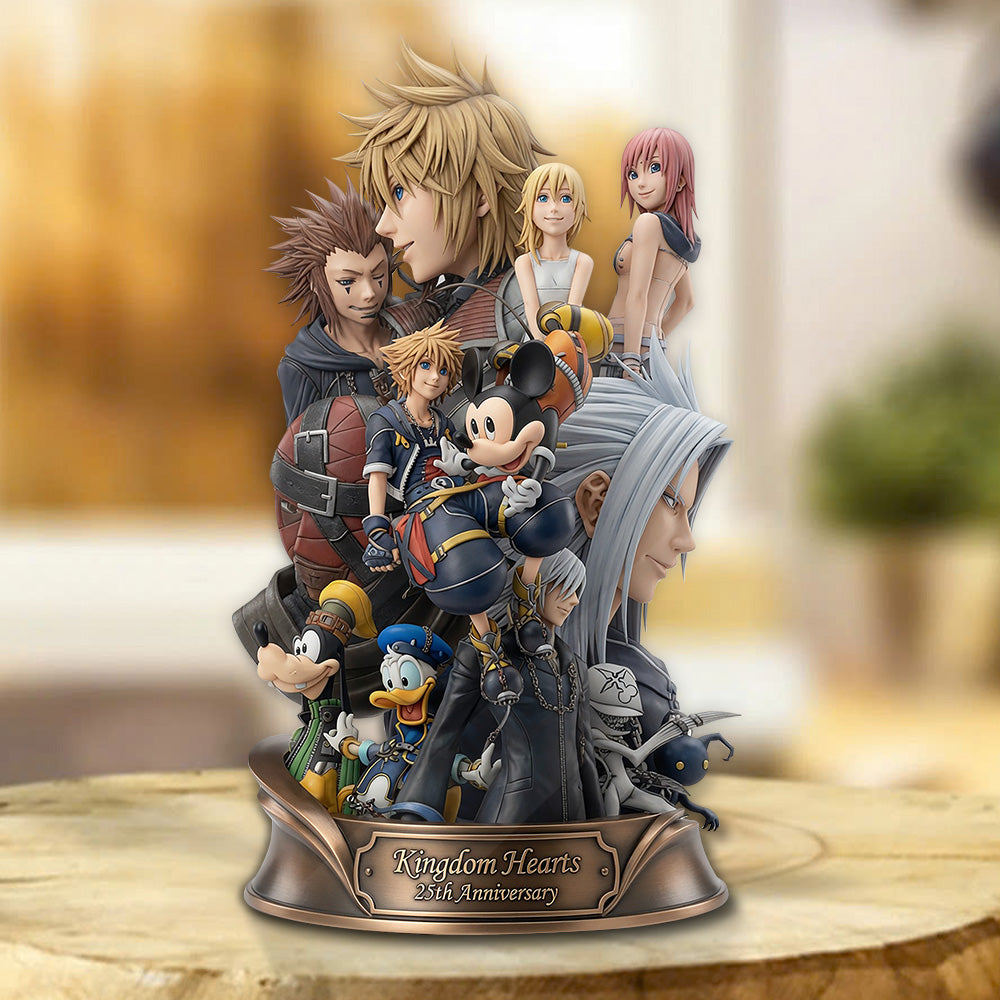 Kingdom Hearts 25th Anniversary Custom Shape Acrylic Plaque – GNE7341