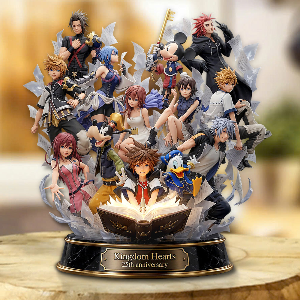 Kingdom Hearts 25th Anniversary Custom Shape Acrylic Plaque – GNE7625