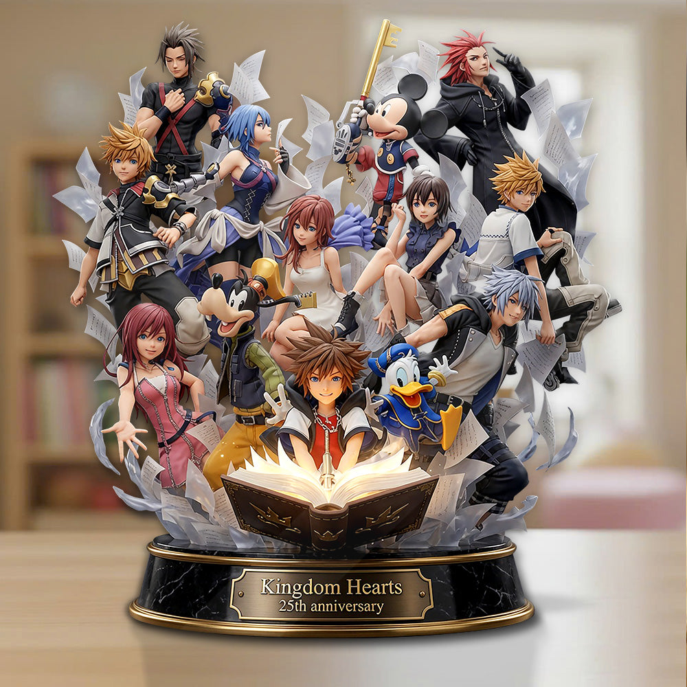 Kingdom Hearts 25th Anniversary Custom Shape Acrylic Plaque – GNE7625