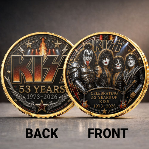 KISS 53 Years Anniversary Commemorative Coin – TANTN24537