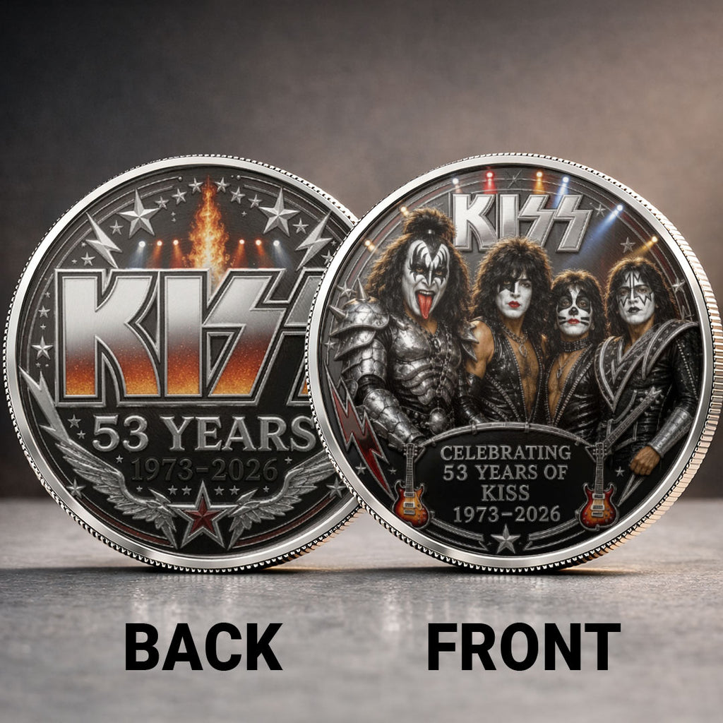 KISS 53 Years Anniversary Commemorative Coin – TANTN24537