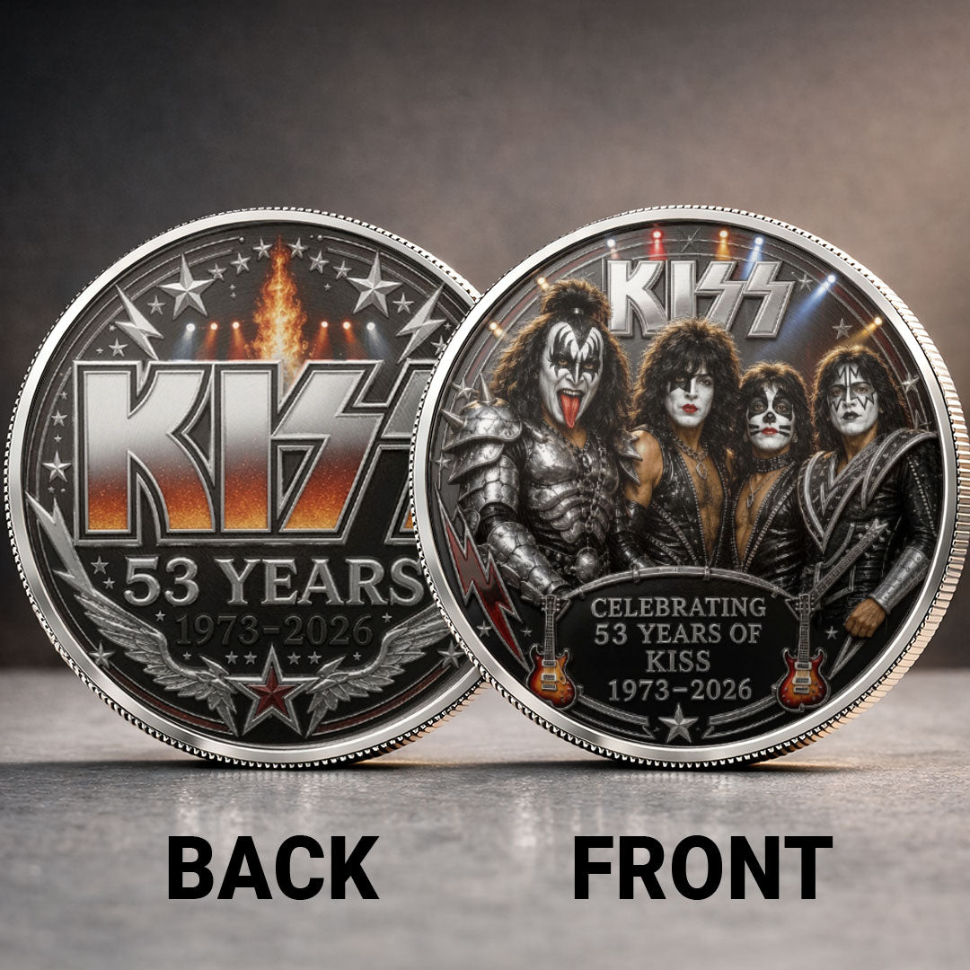 KISS 53 Years Anniversary Commemorative Coin – TANTN24537