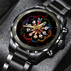 KISS Black Stainless Steel Watch – MAITM 6764