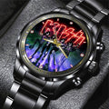 KISS Black Stainless Steel Watch – MAITM 7383