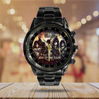 KISS Black Stainless Steel Watch – TANTN 10505