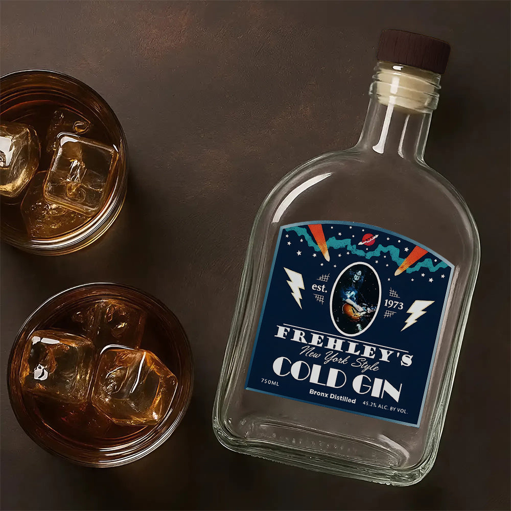 Kiss x Ace Frehley 25oz Empty Whiskey Bottle – TANTN17832