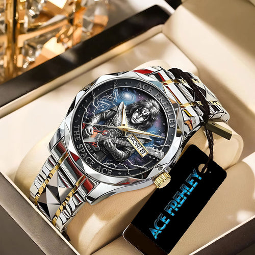 KISS x Ace Frehley Alloy Luxury Quartz Watch – TANTN17637