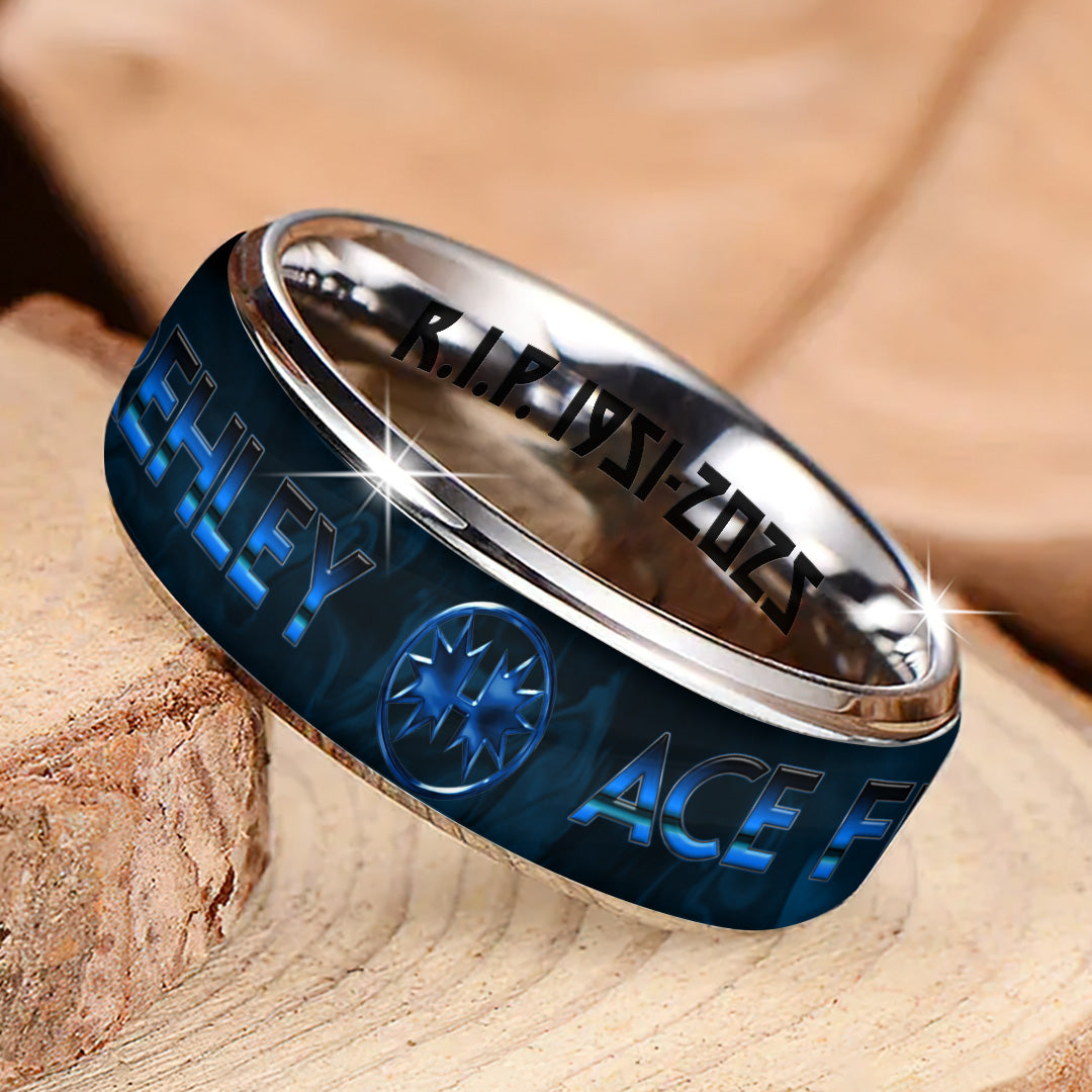 KISS x Ace Frehley Custom Alloy Ring – TANTN17578