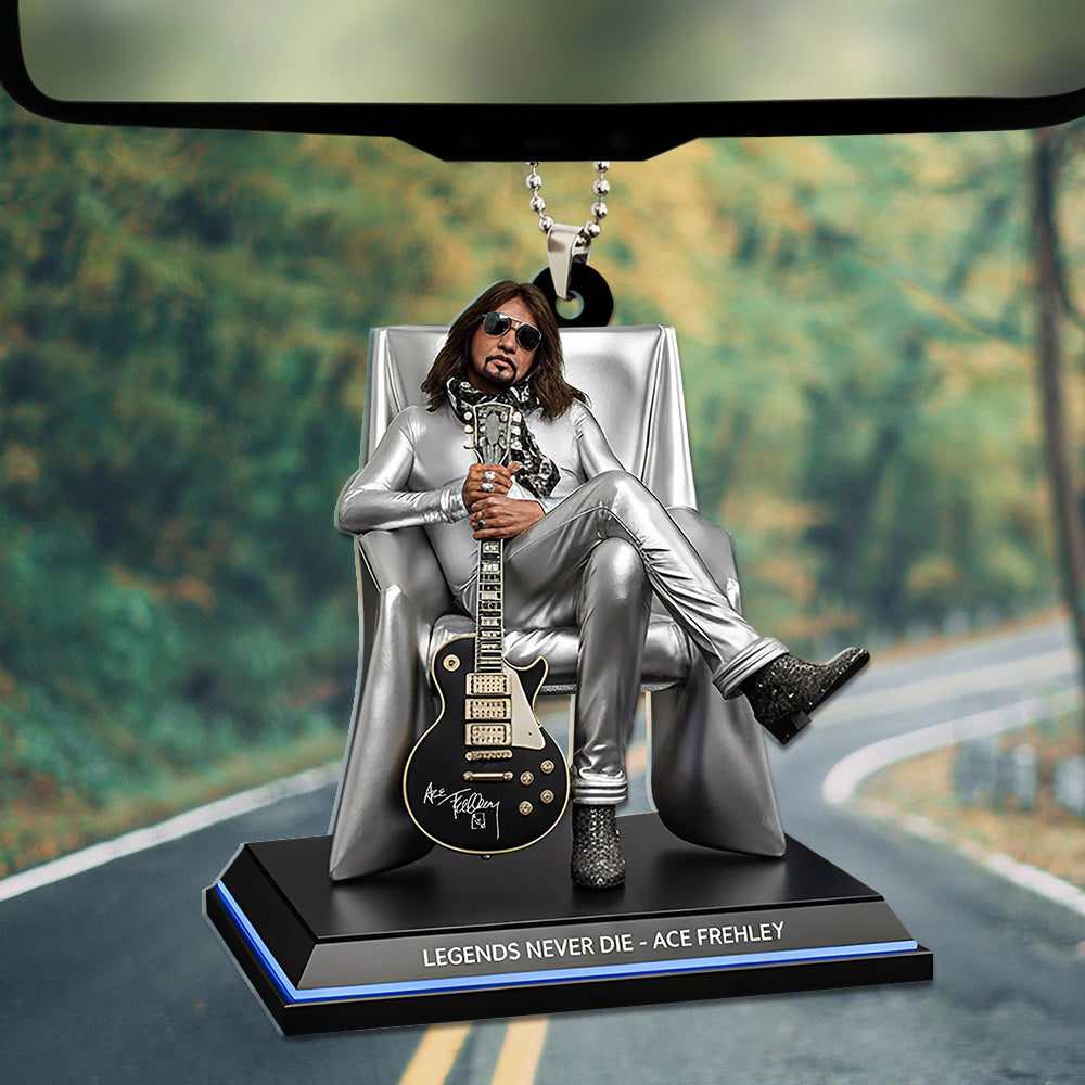 KISS x Ace Frehley Custom shape 2-sided Acrylic Car Ornament – TANTN17680