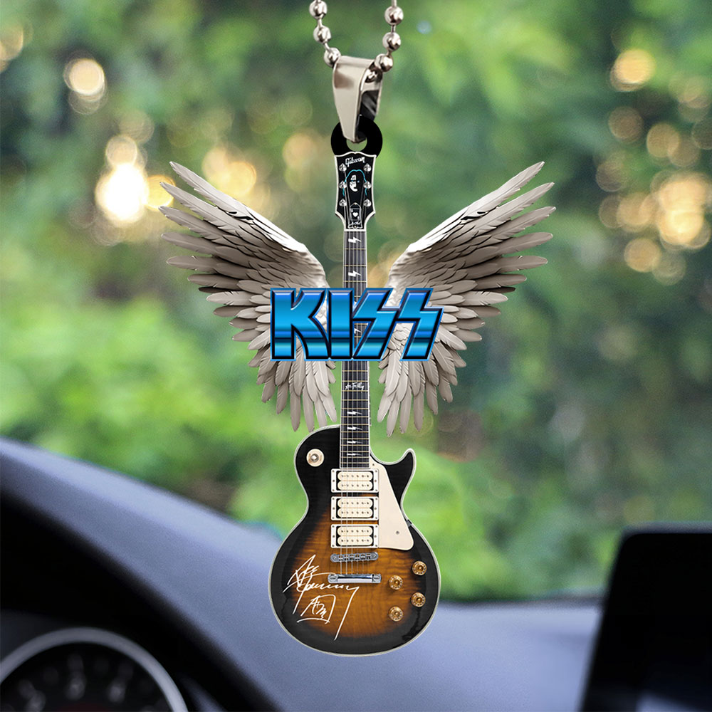 KISS x Ace Frehley Custom shape 2-sided Acrylic Car Ornament – TANTN17824