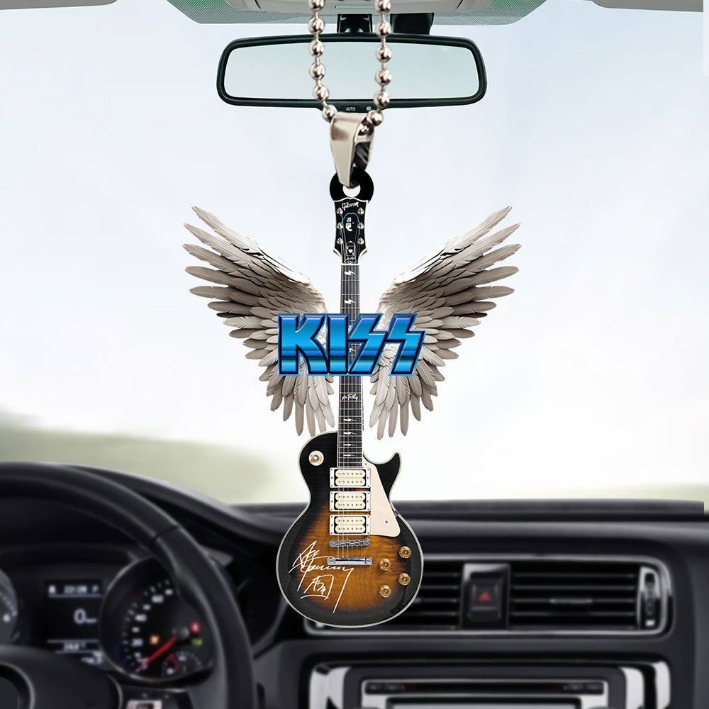 KISS x Ace Frehley Custom shape 2-sided Acrylic Car Ornament – TANTN17824