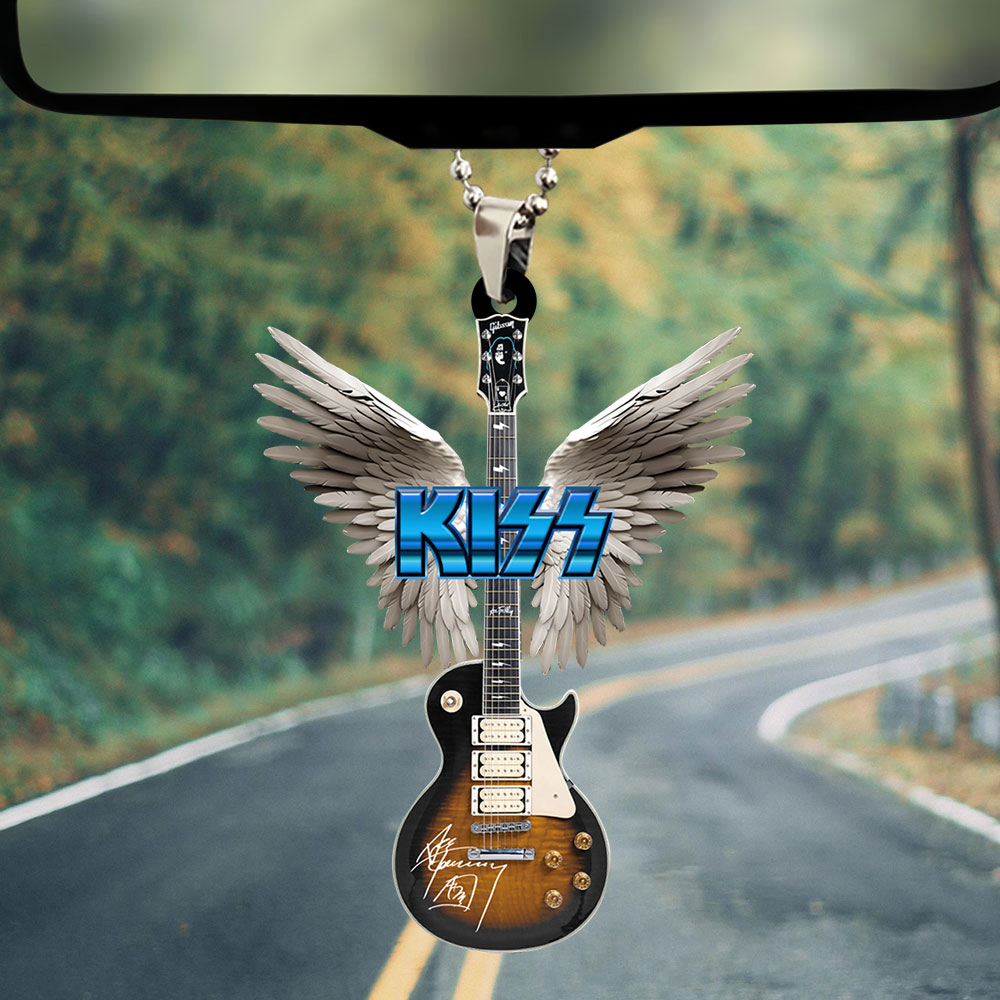 KISS x Ace Frehley Custom shape 2-sided Acrylic Car Ornament – TANTN17824