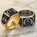 KISS 3D Engraved Ring – TANTN22811