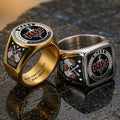 KISS 3D Engraved Ring – TANTN22811