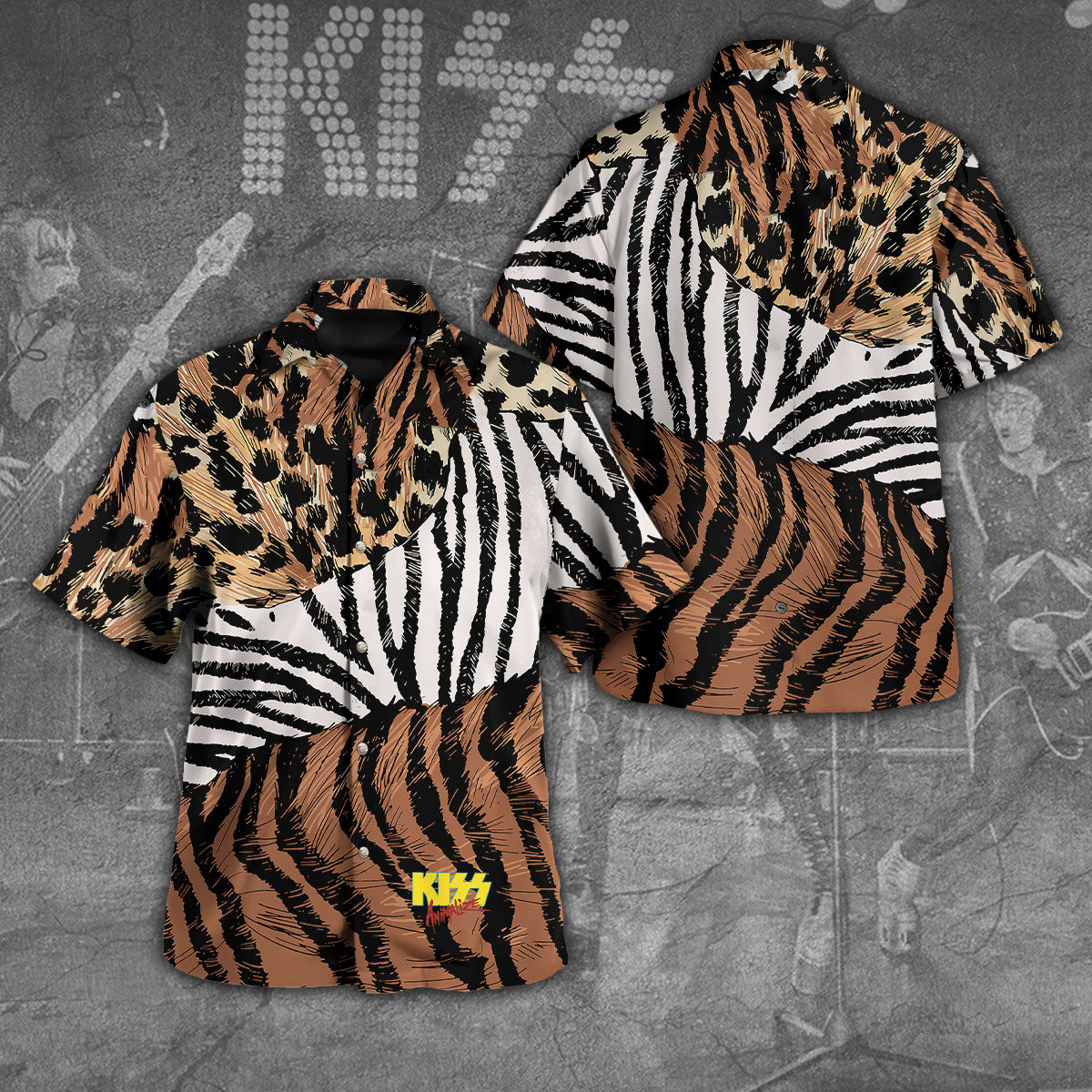 KISS 3D Hawaiian Apparel – TANTN 7636