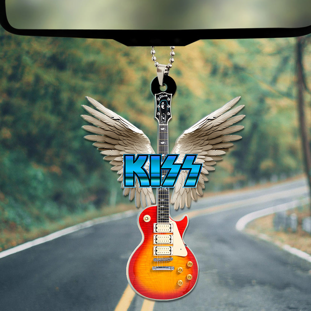 KISS x Ace Frehley Custom shape 2-sided Acrylic Car Ornament – TANTN17716