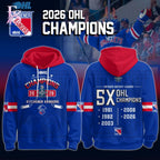 Kitchener Rangers Champions Ontario Hockey League 2026 Shirt