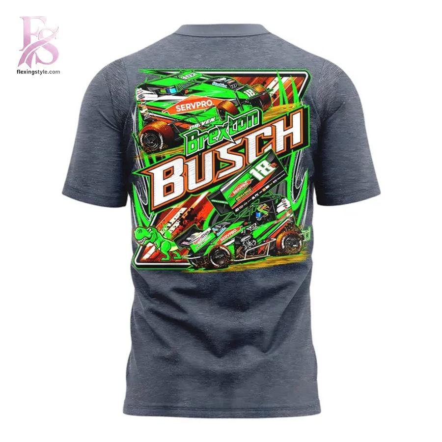 Kyle Busch 8 Rebel BLK 2-Spot T-Shirt